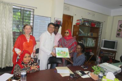 A delegate team of Disability Rights Fund (DRF)discussed to see the progress of project titled “Promote Implementation of the Bangladesh Government Commitments Made in the Global Disability Summit supported by DRF.
