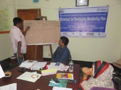 Workshop for Developing Monitoring Plan