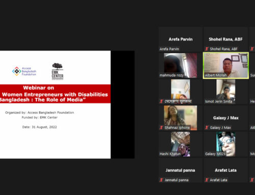 Webinar: The Role of Media in Promoting Women Entrepreneurs with Disabilities