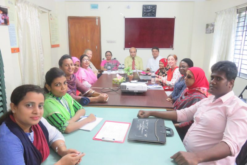 A delegate team of Disability Rights Fund (DRF)discussed to see the progress of project titled “Promote Implementation of the Bangladesh Government Commitments Made in the Global Disability Summit supported by DRF.